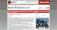 Desktop Screenshot of barrowcountynews.com
